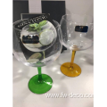 balloon gin tonic glass bubble stem wine glasses